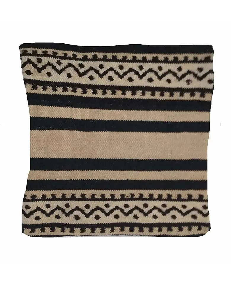 Hand Woven Cushion Cover made up of Wool and Handstitched