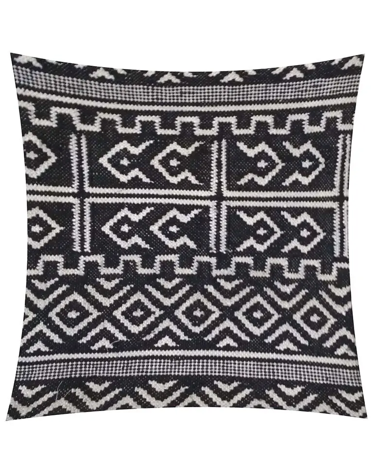 Hand Woven Cushion Cover made up of Wool and Handstitched