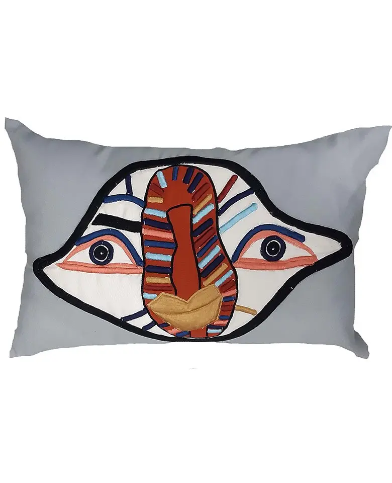 Cushion Cover made up of Sunbrella Fabric and Handstitched