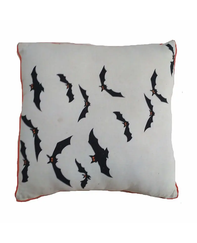 Cushion Cover made up of Sunbrella Fabric and embroidered
