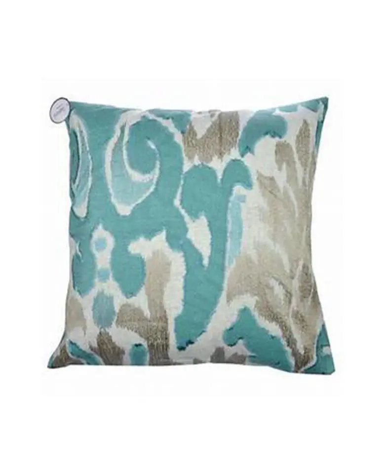 Cushion Cover made up of Sunbrella Fabric and embroidered