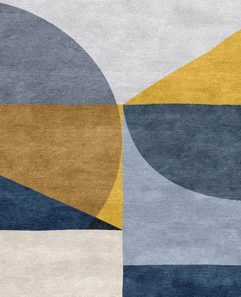 Hand-Tufted Rug made up of Bamboo Silk