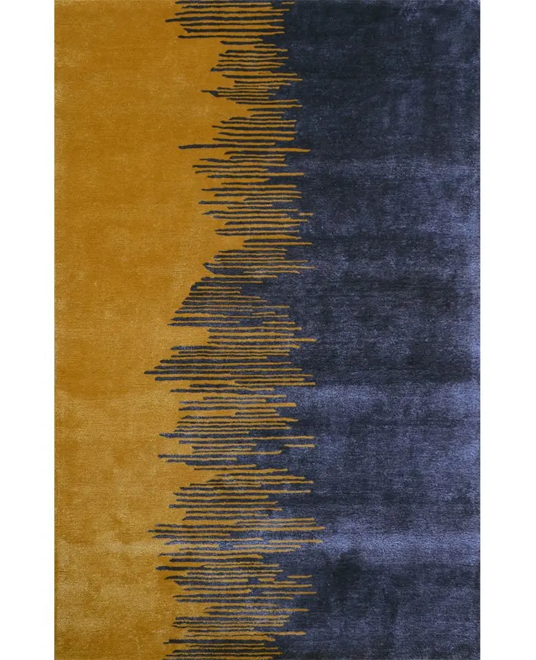 Hand Tufted Rug made up of Wool and Botanical Silk