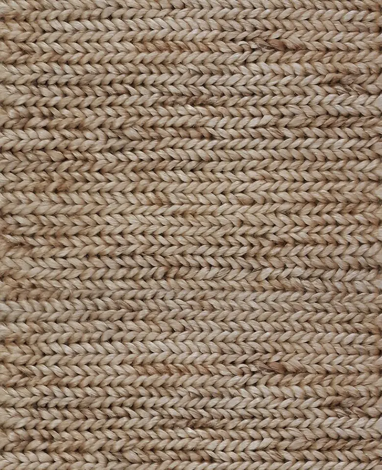 Handmade rug made up of Jute