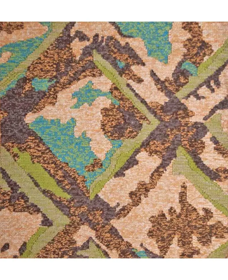Handknotted Sumek Flat Weave Rug made up of Recycled Polyester