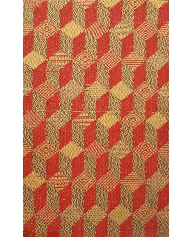 Hand Woven Flat Weave Rug made up of Recycled Polyester