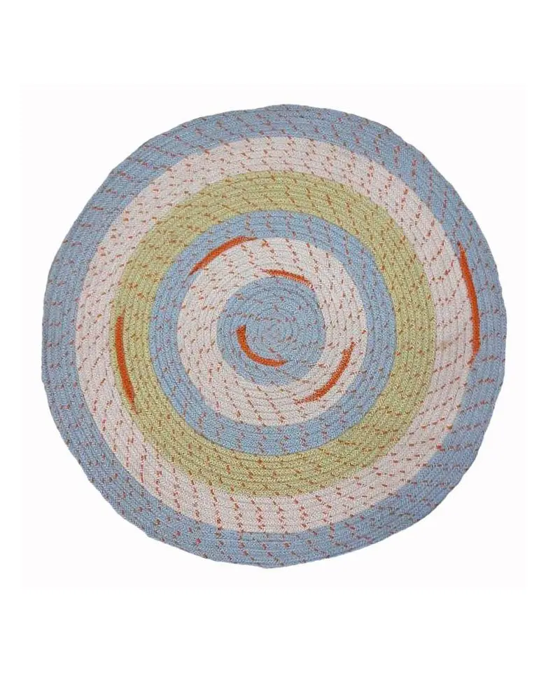 Hand braid - Hand stitched Flat Weave Rug made up of 100% Nylon