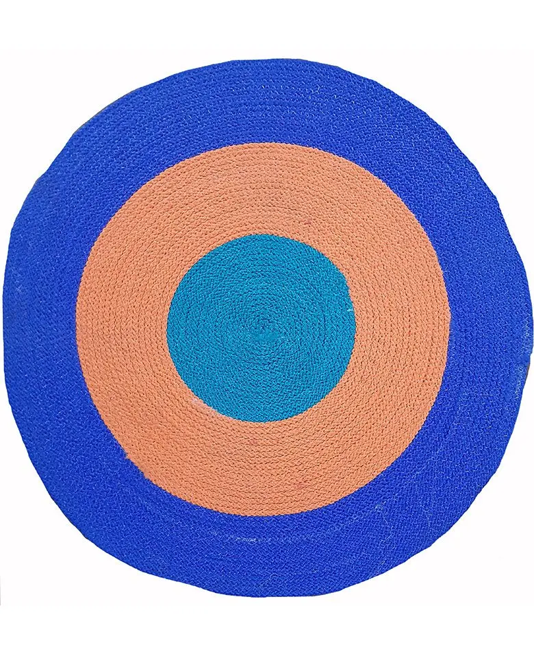 Hand braid - Hand stitched Flat Weave Rug made up of polypropylene